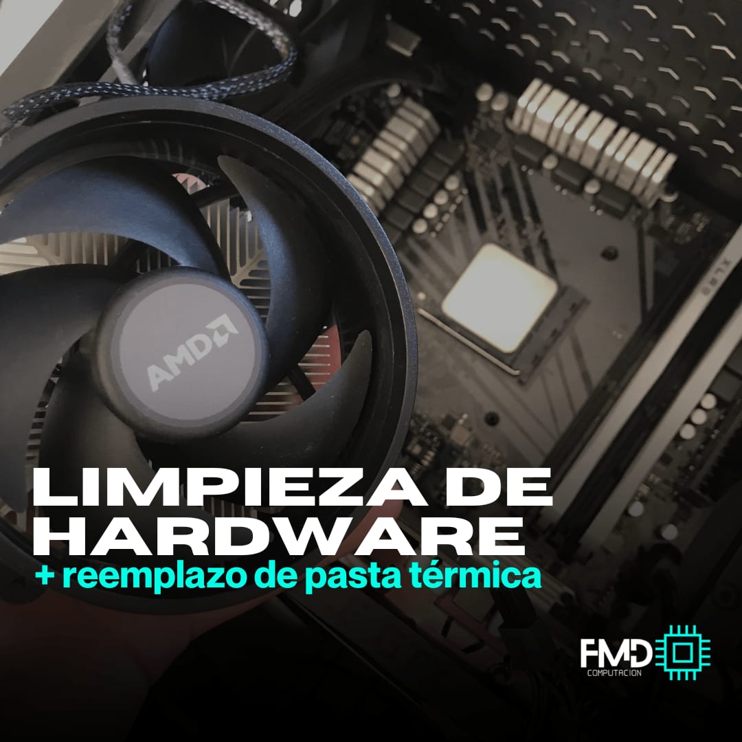 Limpieza de Hardware + Reemplazo de pasta térmica